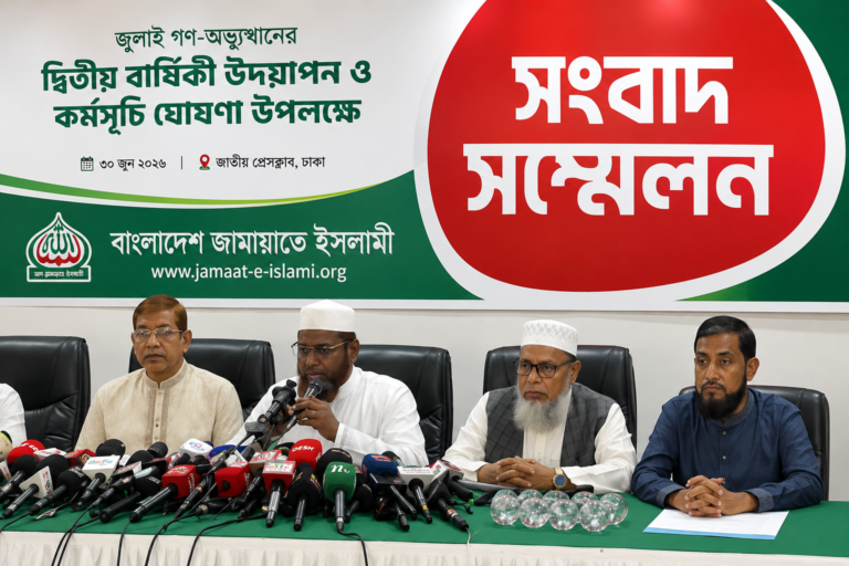বিএনপিকে প্রশ্ন ছুড়ে জামায়াতের পরওয়ার: স্বাধীনতাবিরোধীদের কেন রাষ্ট্রের শীর্ষ পদে বসানো হয়েছিল?