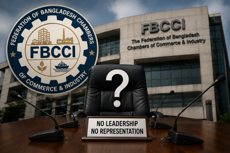 এফবিসিসিআইয়ে নেতৃত্ব সংকট, প্রশাসক ছাড়াই চলছে শীর্ষ ব্যবসায়ী সংগঠন